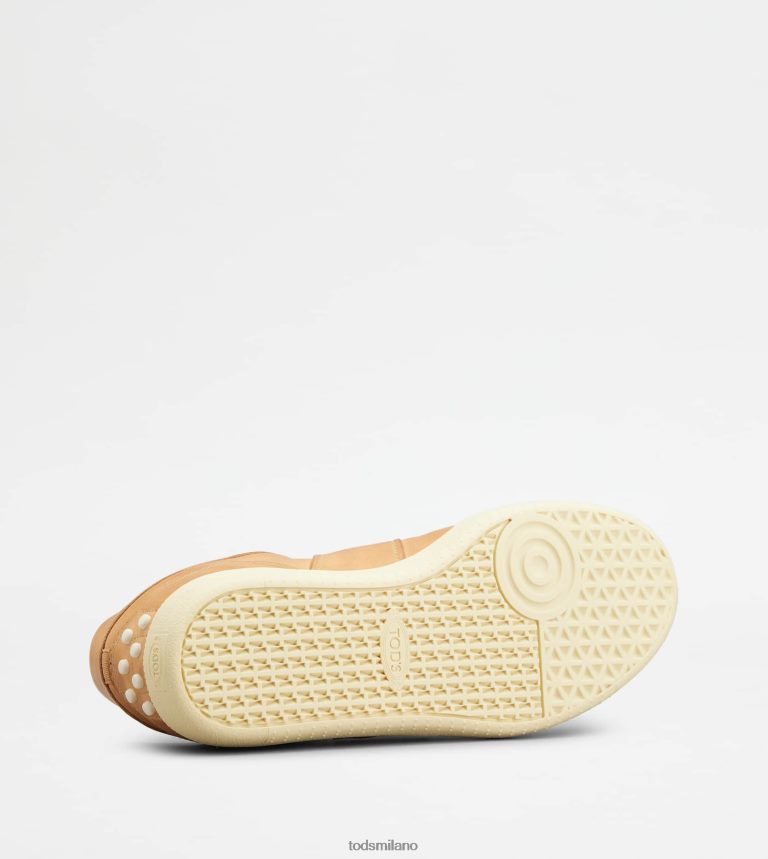 uominimarrone Tod's sneakers con linguetta in pelle P66X8B884