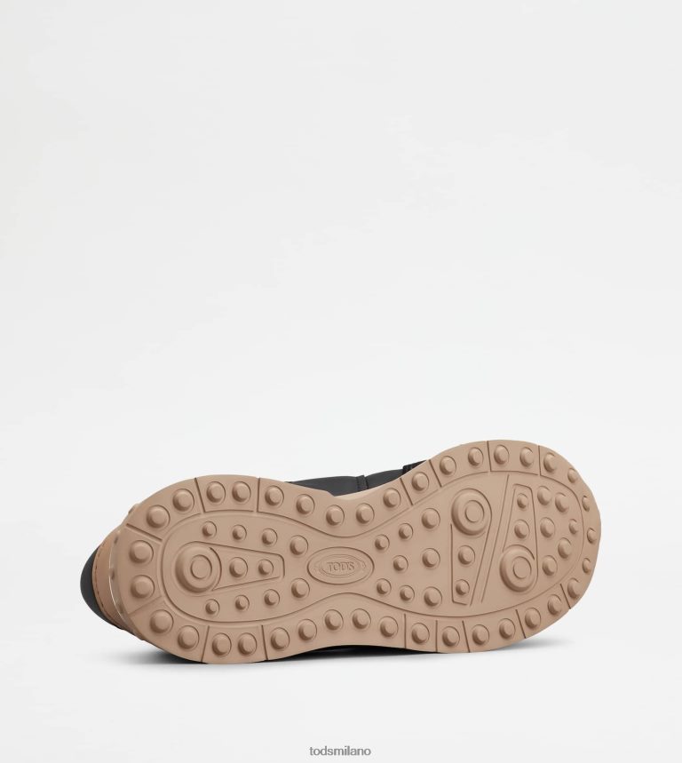 uomininero Tod's sneakers in pelle e tessuto tecnico P66X8B878