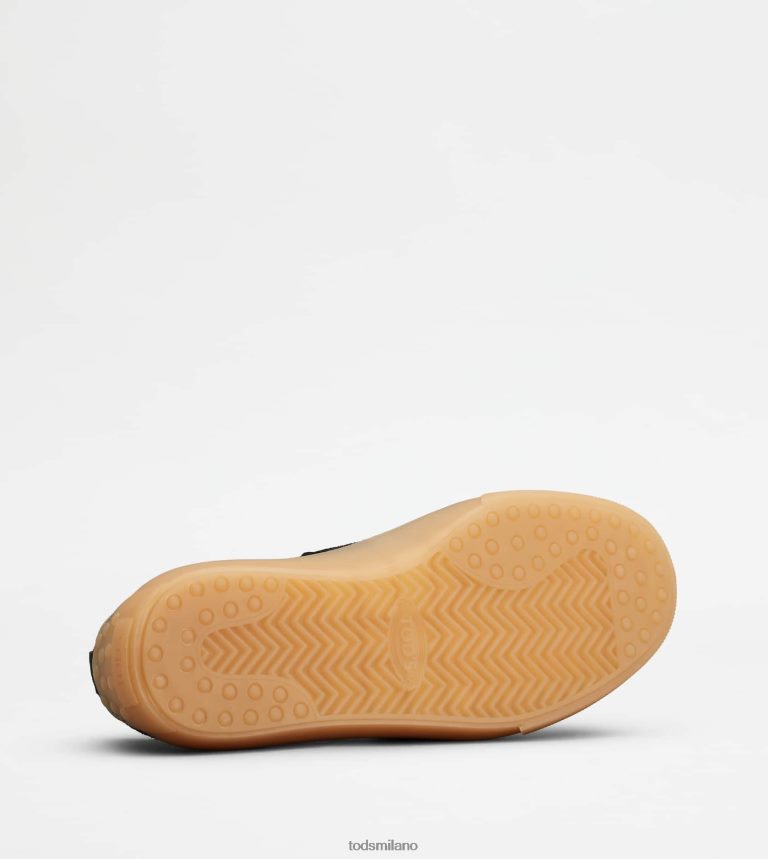 uomininero Tod's sneakers in tessuto e pelle scamosciata P66X8B862