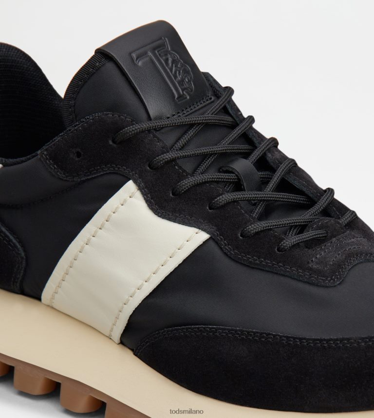 uomininero/bianco sporco Tod's sneakers 1t in camoscio e tessuto P66X8B866
