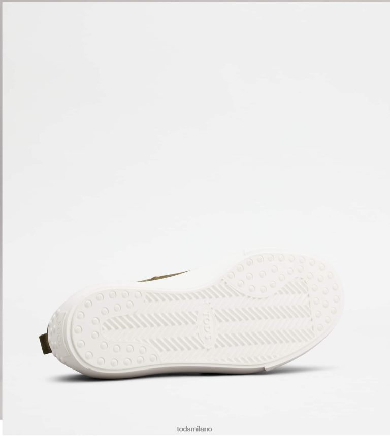 uominiverde Tod's sneakers in tessuto e pelle scamosciata P66X8B848