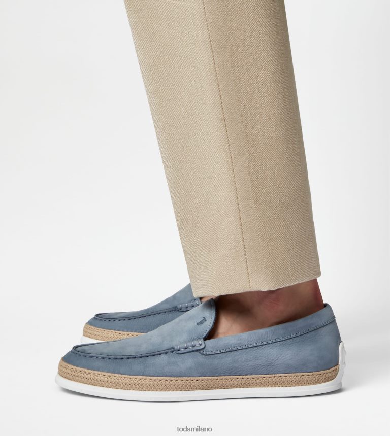 uominiazzurro Tod's slip-on in nabuk P66X8B903