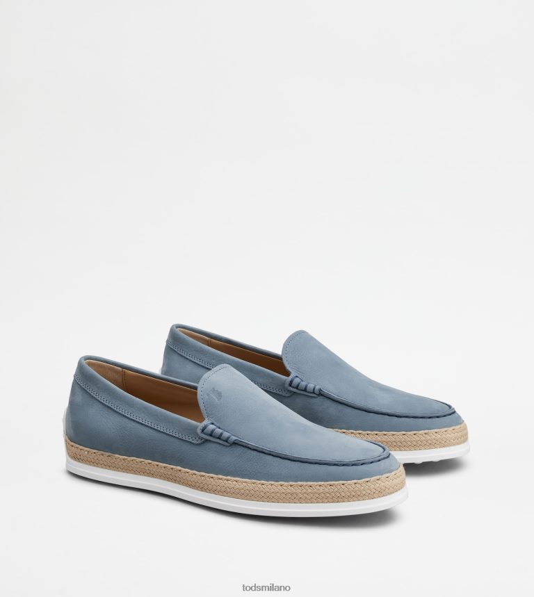 uominiazzurro Tod's slip-on in nabuk P66X8B903