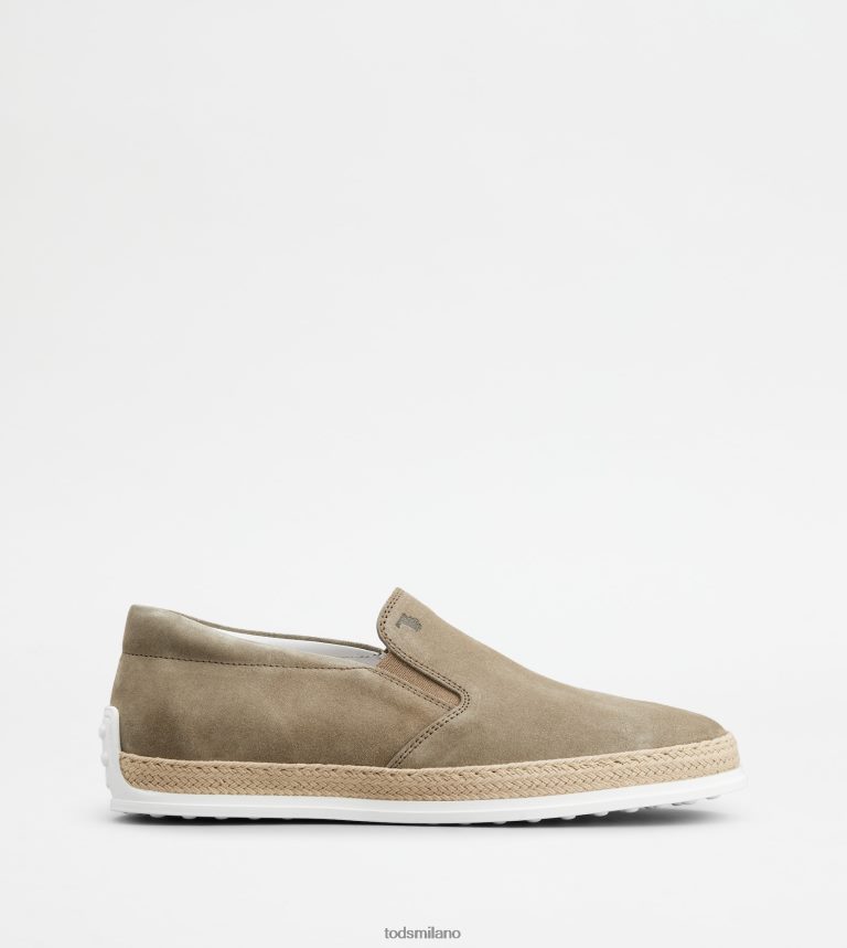 uominibeige Tod's scarpe slip-on in pelle scamosciata P66X8B911