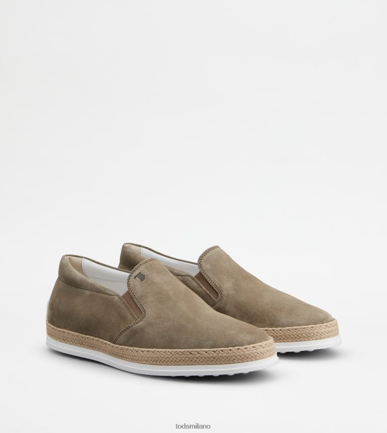 uominibeige Tod's scarpe slip-on in pelle scamosciata P66X8B911
