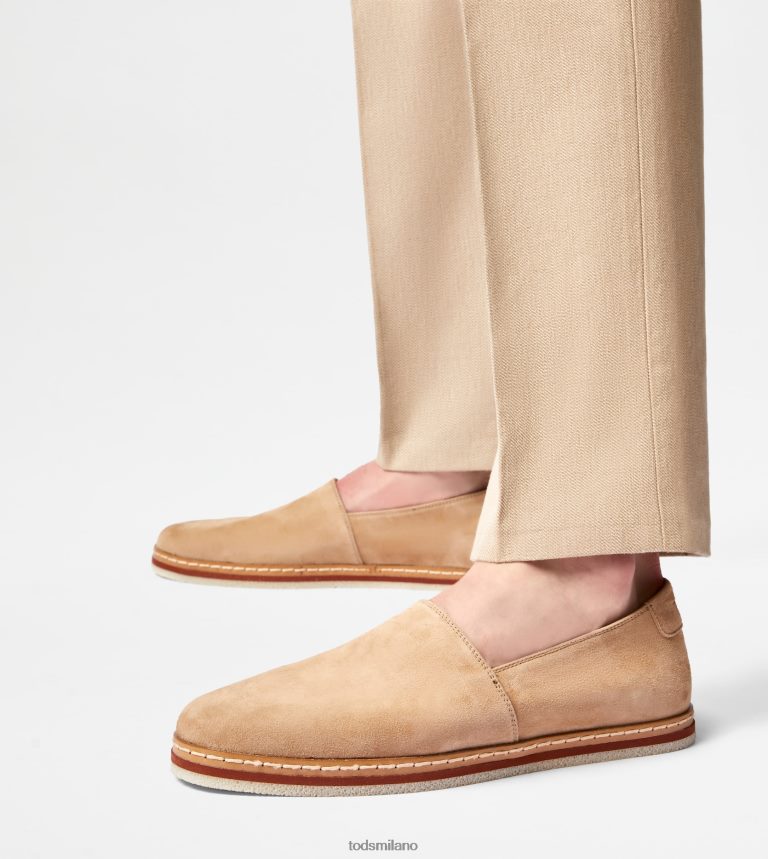 uominibeige Tod's slip-on in pelle scamosciata P66X8B895