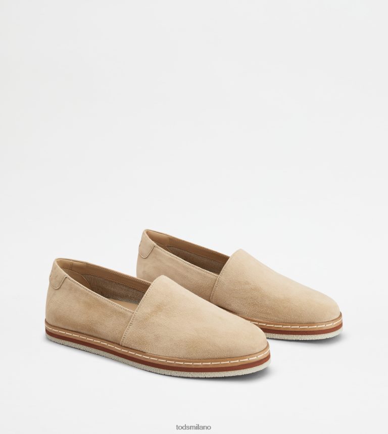 uominibeige Tod's slip-on in pelle scamosciata P66X8B895