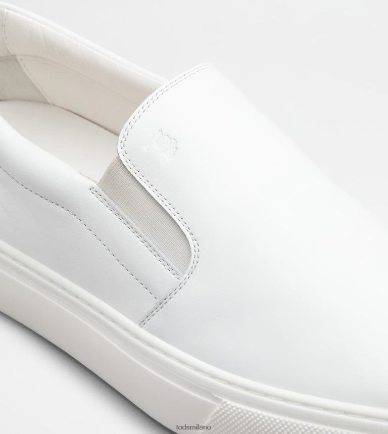uominibianco Tod's slip-on in pelle P66X8B868