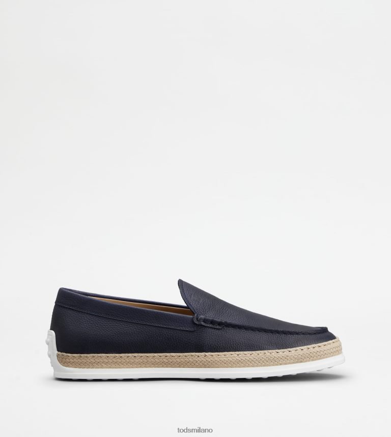 uominiblu Tod's mocassini slipper in pelle P66X8B900