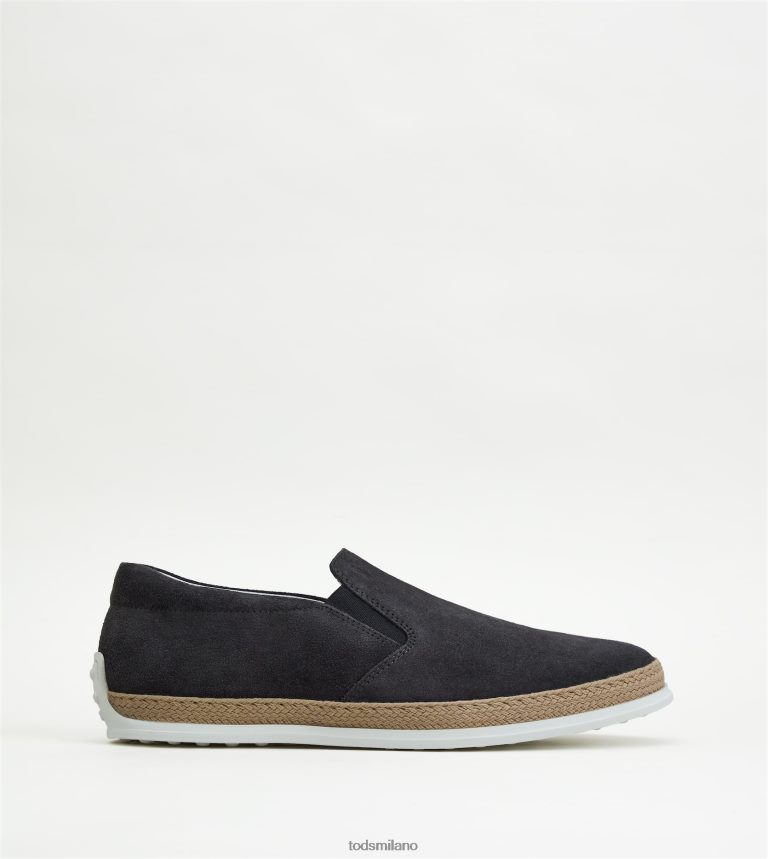 uominigrigio Tod's scarpe slip-on in pelle scamosciata P66X8B915