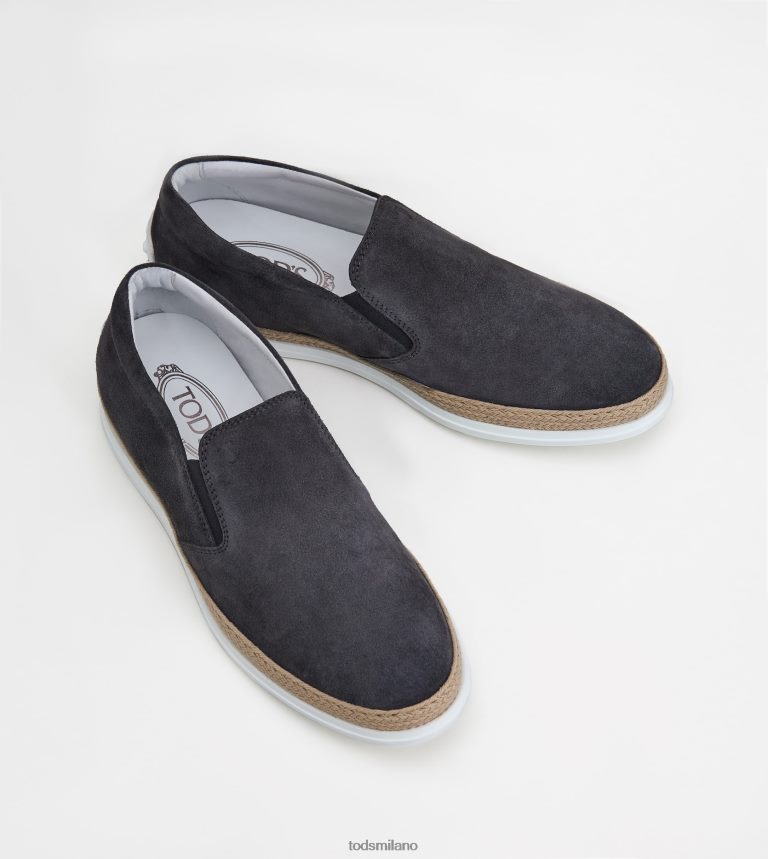 uominigrigio Tod's scarpe slip-on in pelle scamosciata P66X8B915