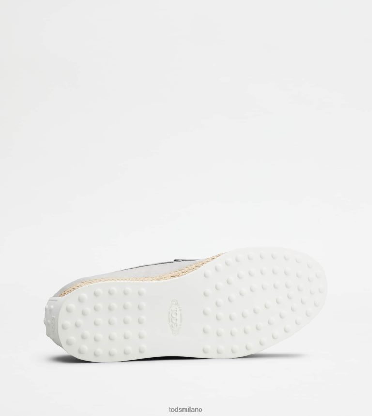 uominigrigio Tod's slip-on in nabuk P66X8B902