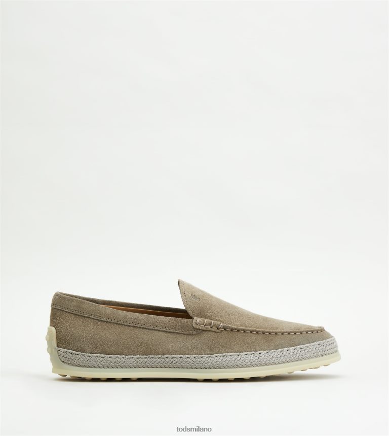 uominigrigio Tod's slip-on in pelle scamosciata P66X8B904