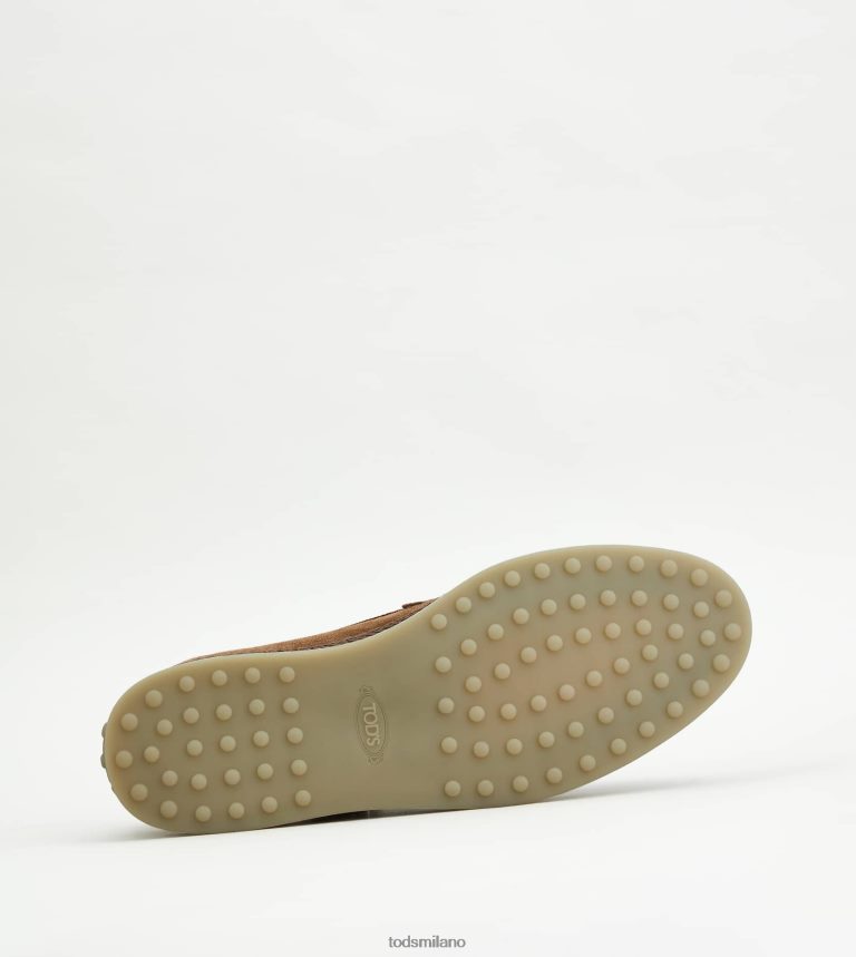 uominimarrone Tod's slip-on in pelle scamosciata P66X8B905