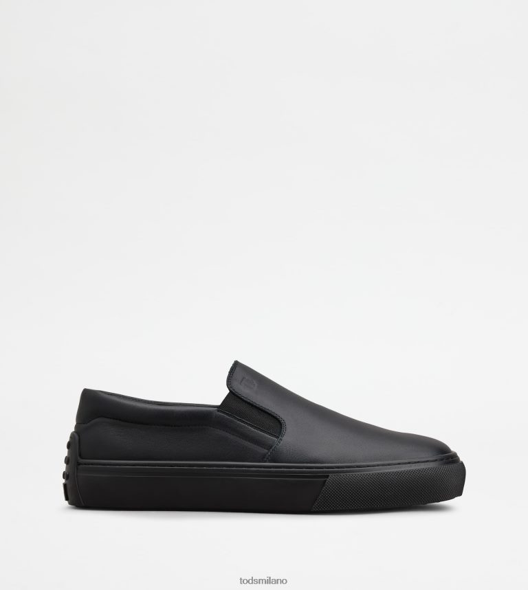 uomininero Tod's slip-on in pelle P66X8B845