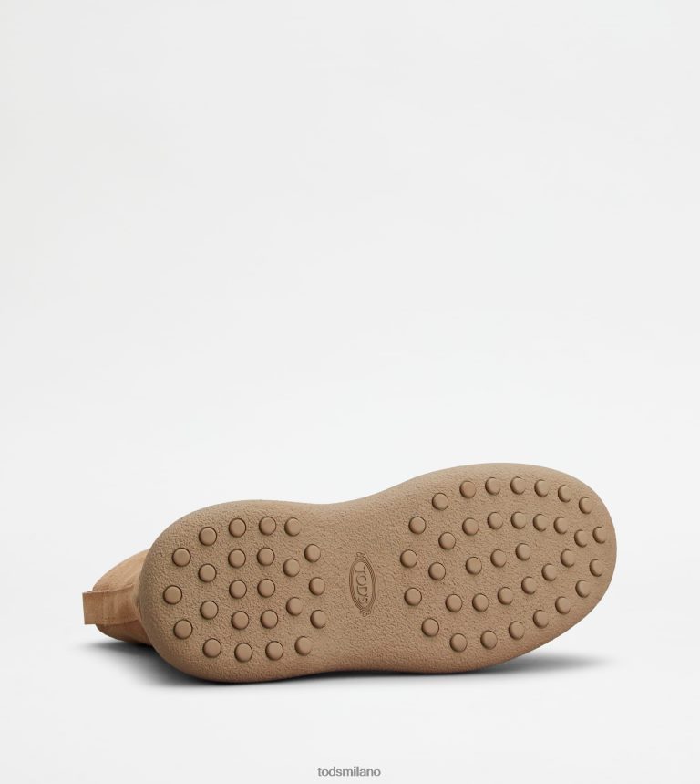 uominibeige Tod's w. G. stivaletti stringati in pelle scamosciata P66X8B792