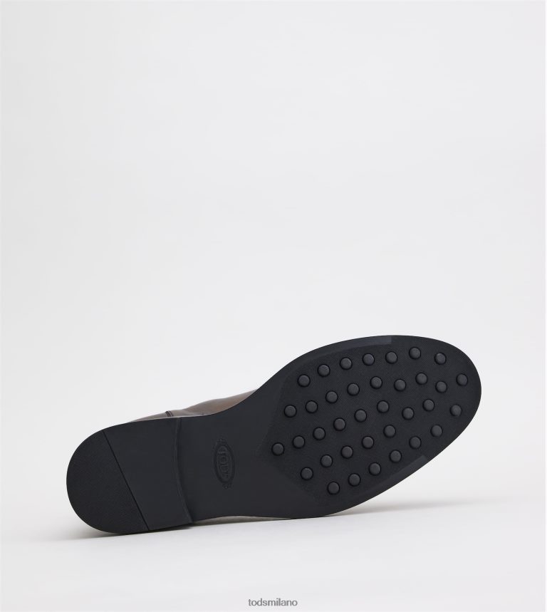 uominimarrone Tod's stivaletti in pelle P66X8B807