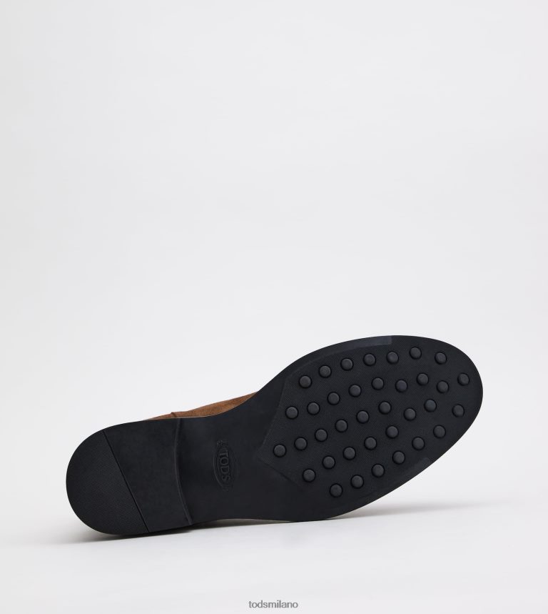 uominimarrone Tod's stivaletti in pelle scamosciata P66X8B806