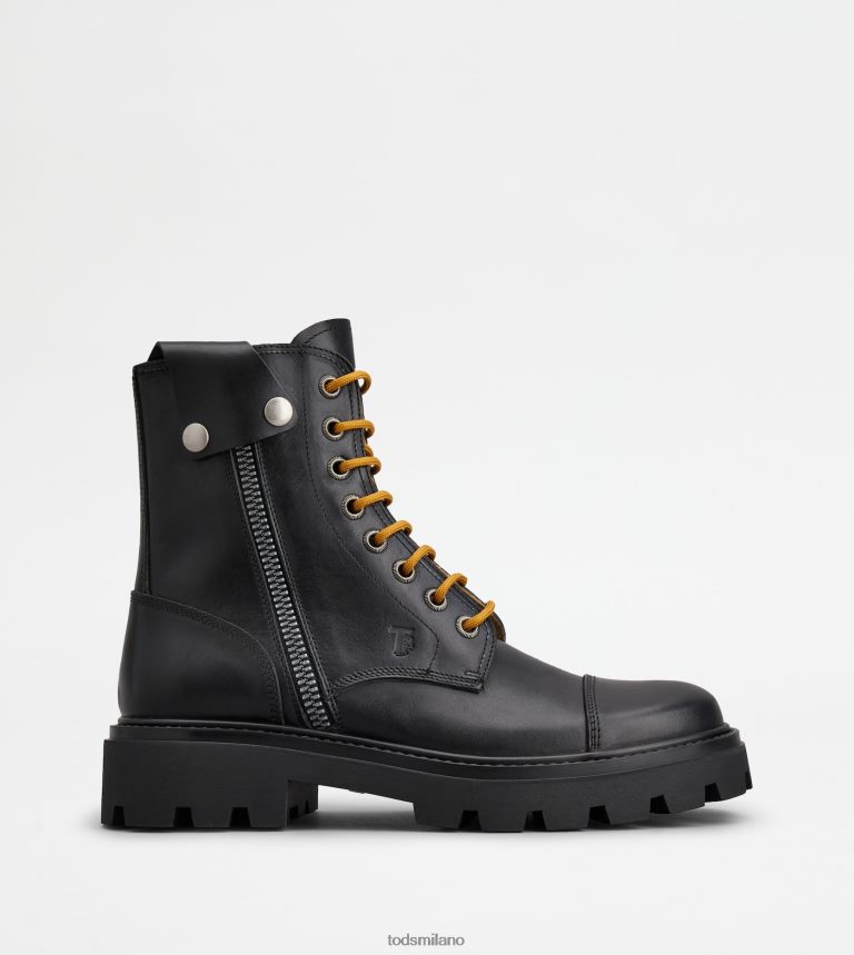 uomininero Tod's anfibi in pelle P66X8B813