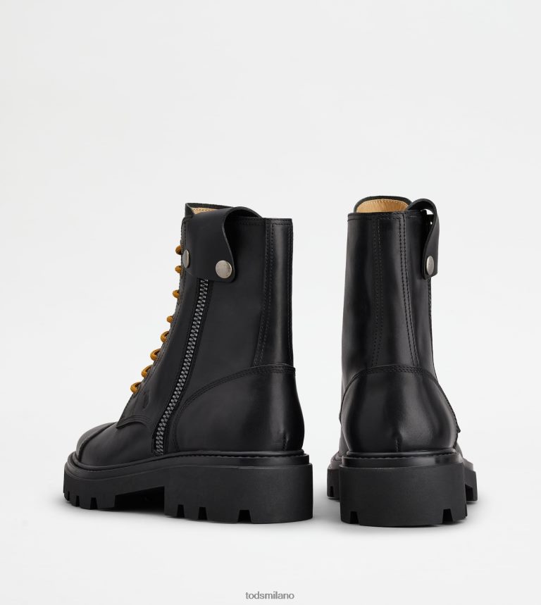 uomininero Tod's anfibi in pelle P66X8B813
