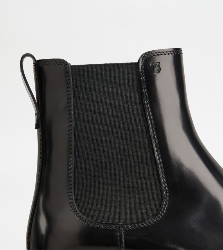uomininero Tod's stivaletti Chelsea in pelle P66X8B805