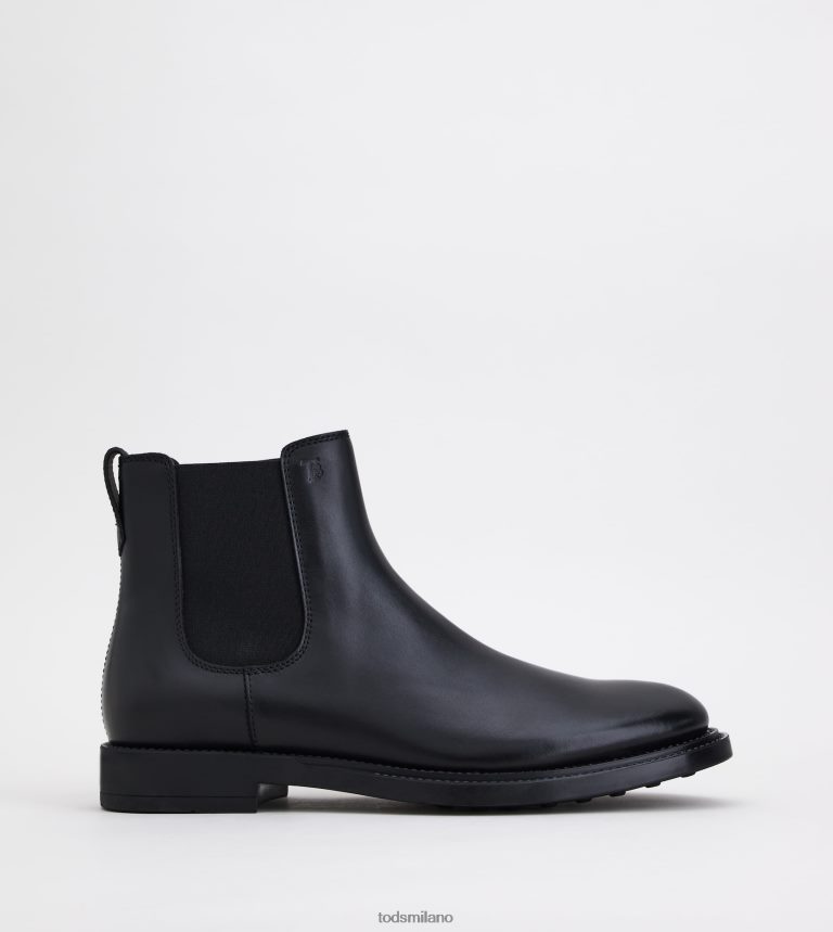 uomininero Tod's stivaletti in pelle P66X8B810