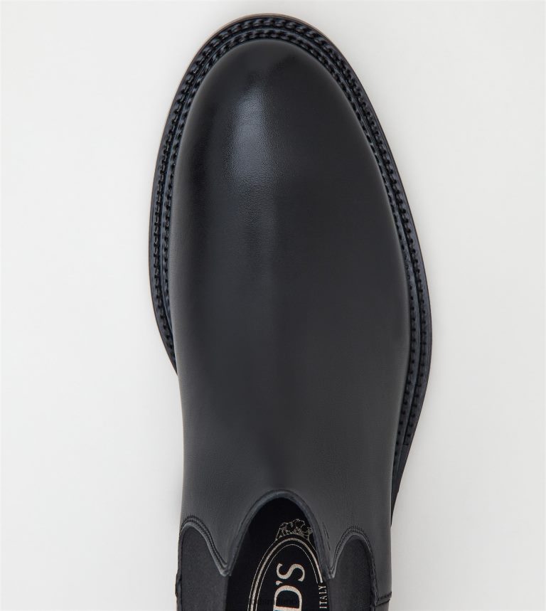 uomininero Tod's stivaletti in pelle P66X8B810