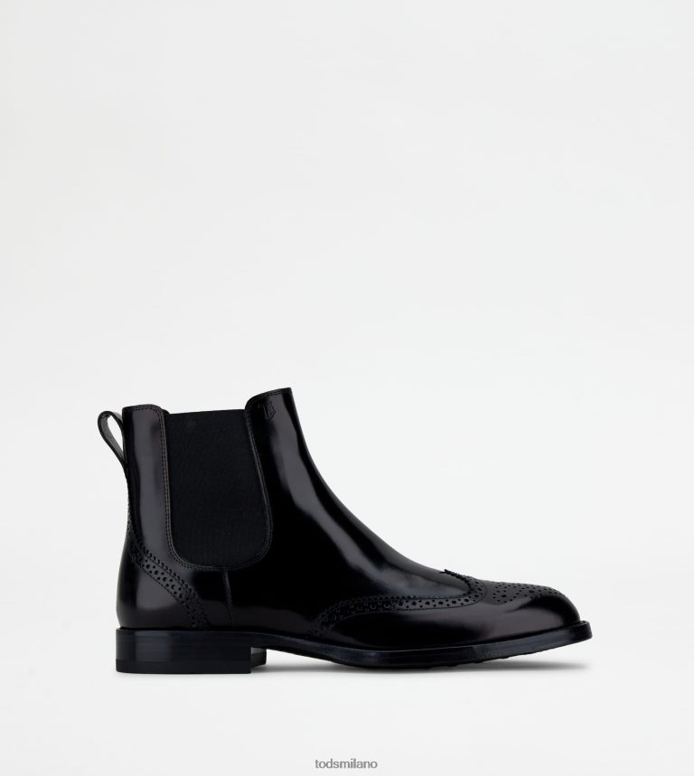 uomininero Tod's stivaletti in pelle P66X8B812
