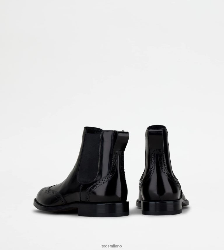 uomininero Tod's stivaletti in pelle P66X8B812