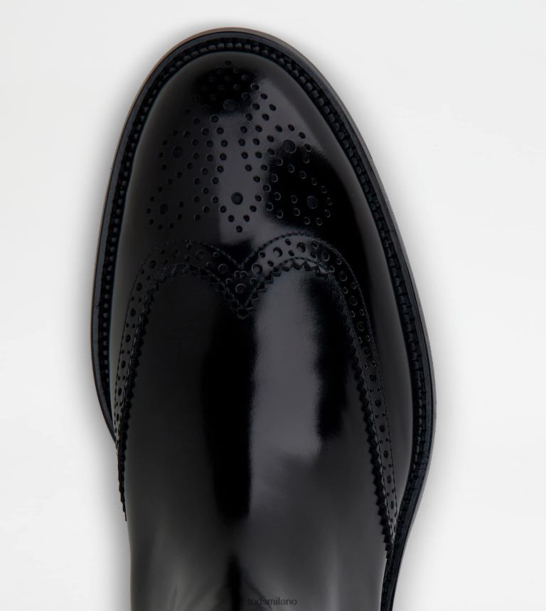 uomininero Tod's stivaletti in pelle P66X8B812