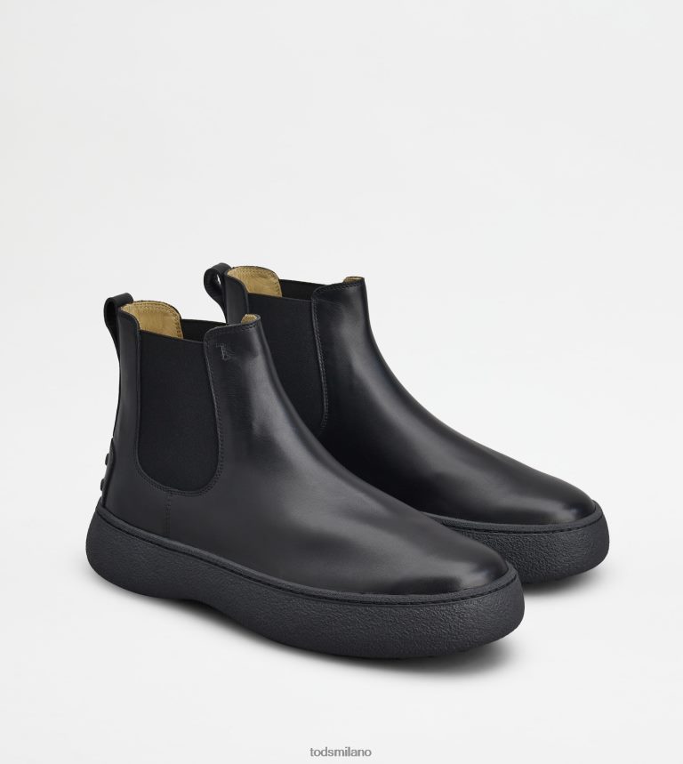 uomininero Tod's w. G. stivaletti Chelsea in pelle P66X8B803