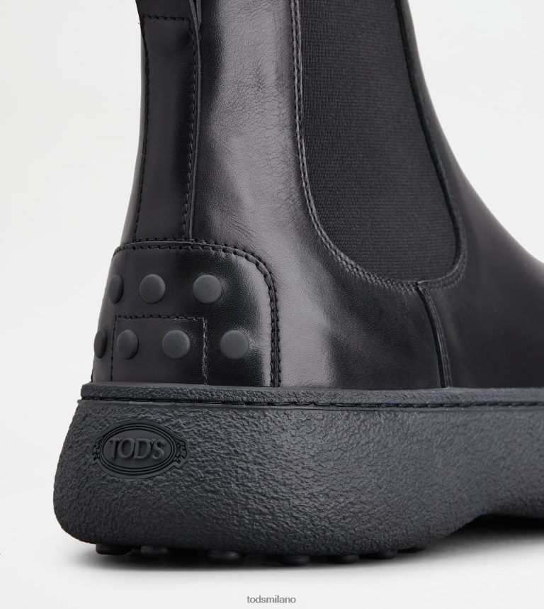 uomininero Tod's w. G. stivaletti Chelsea in pelle P66X8B803