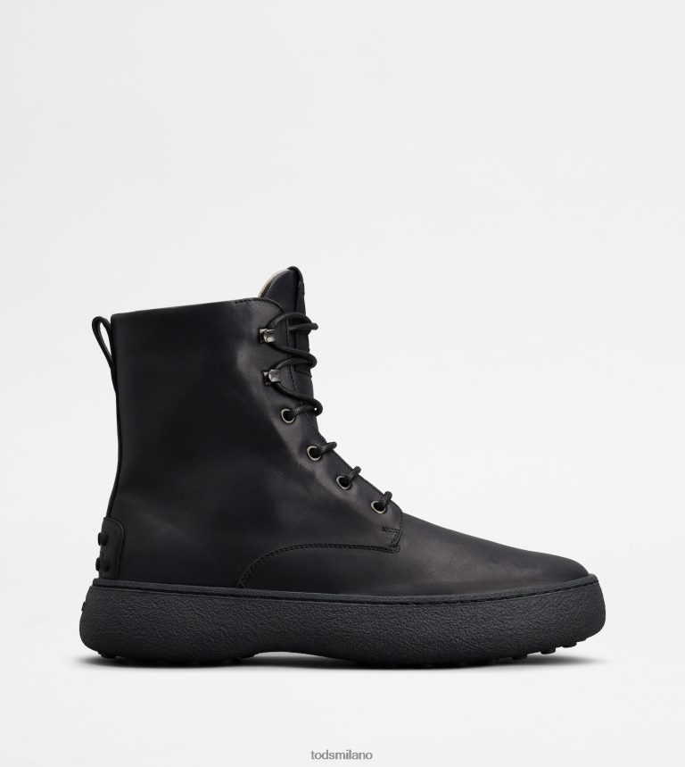 uomininero Tod's w. G. stivaletti stringati in pelle P66X8B798