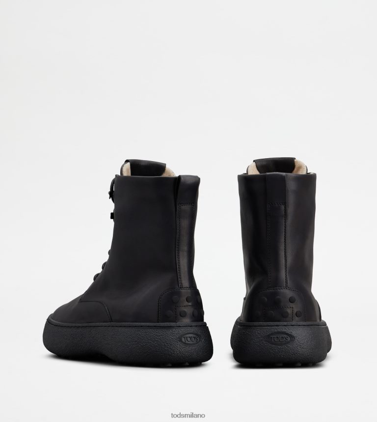 uomininero Tod's w. G. stivaletti stringati in pelle P66X8B798