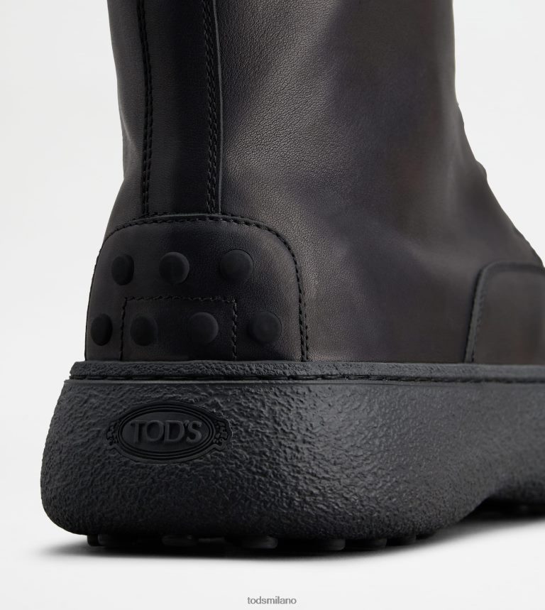 uomininero Tod's w. G. stivaletti stringati in pelle P66X8B798