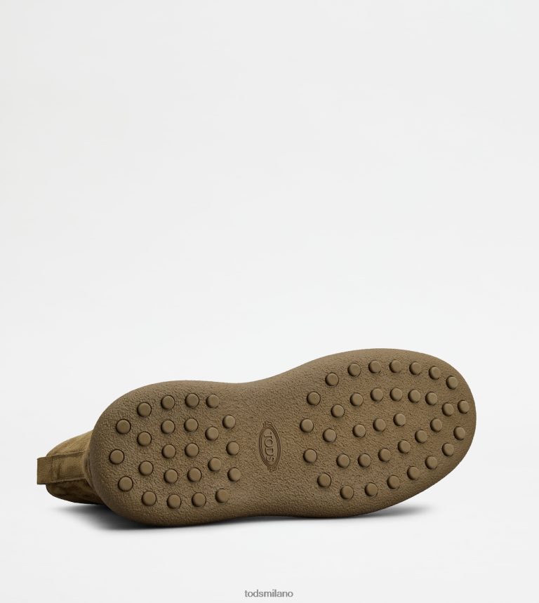 uominiverde Tod's w. G. stivaletti stringati in pelle scamosciata P66X8B794