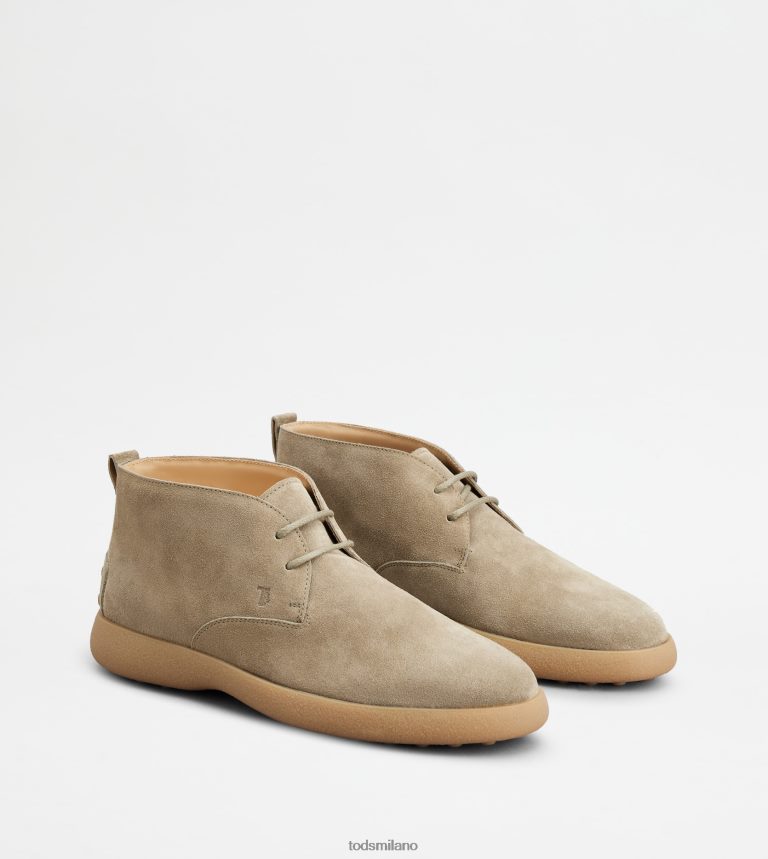 uominibeige Tod's desert boots in pelle scamosciata P66X8B781