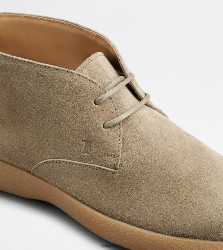 uominibeige Tod's desert boots in pelle scamosciata P66X8B781