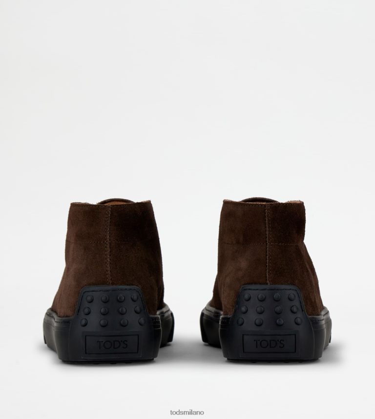 uominimarrone Tod's desert boots in pelle scamosciata P66X8B784