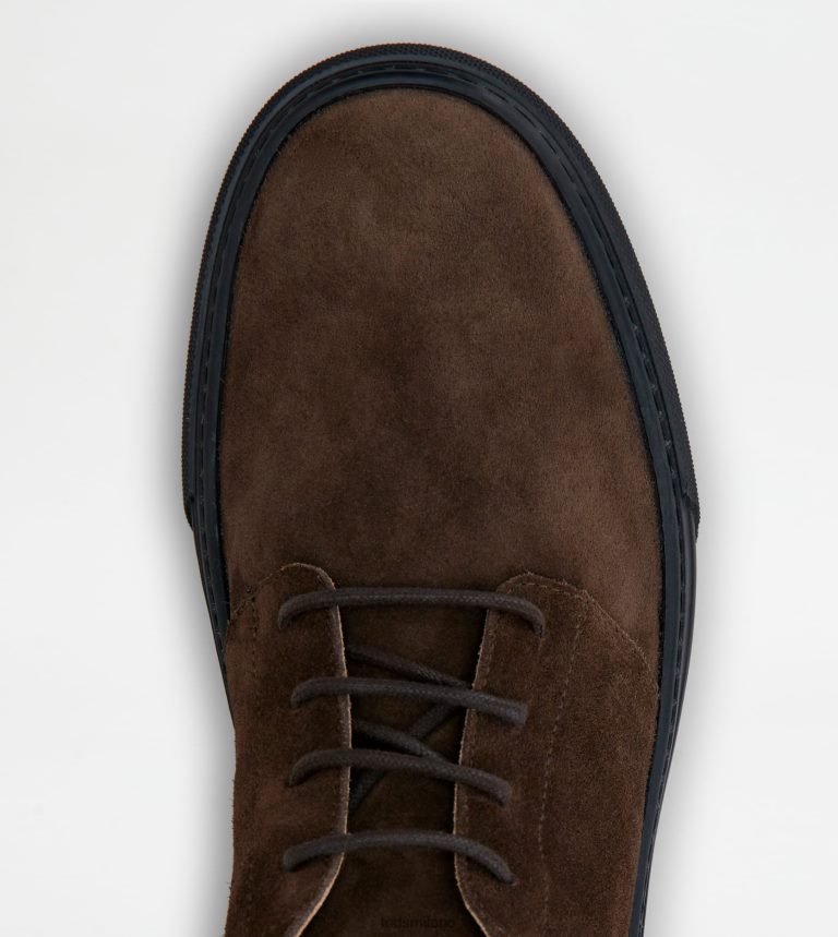 uominimarrone Tod's desert boots in pelle scamosciata P66X8B784