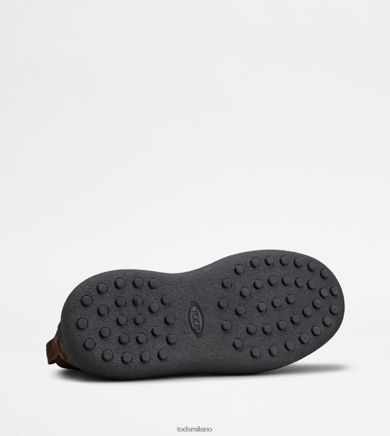 uominimarrone Tod's w. G. desert boots in pelle scamosciata P66X8B786
