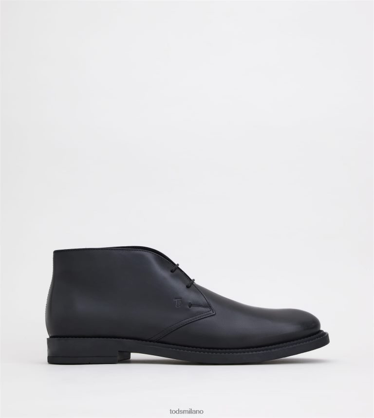 uomininero Tod's desert boots in pelle P66X8B790