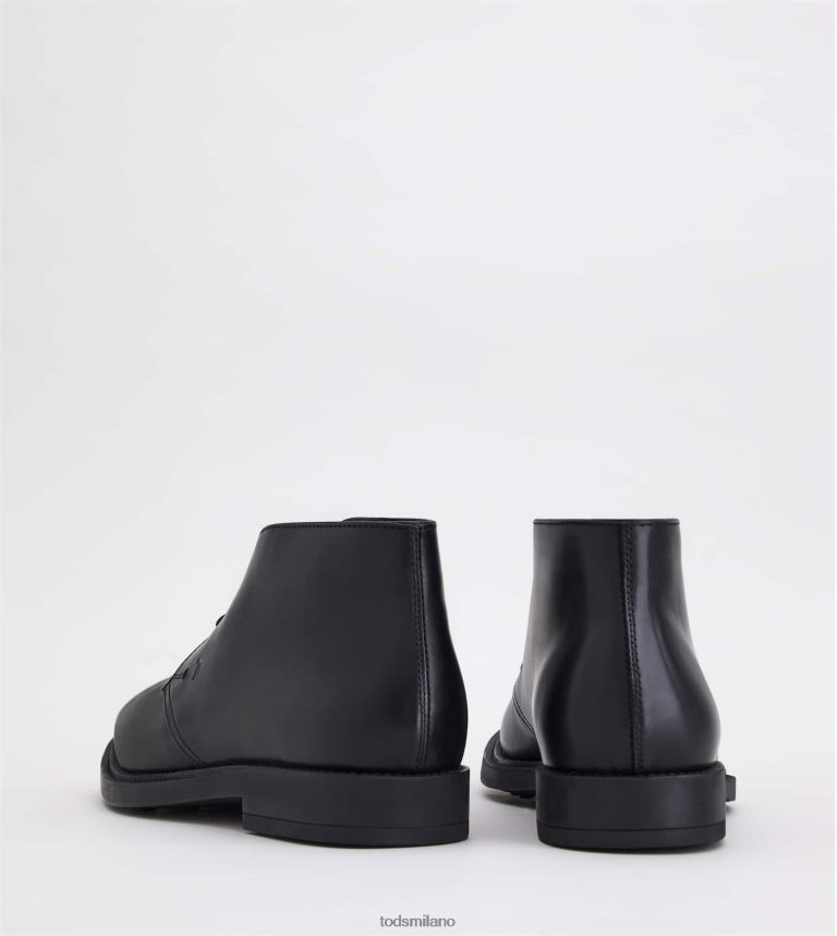 uomininero Tod's desert boots in pelle P66X8B790