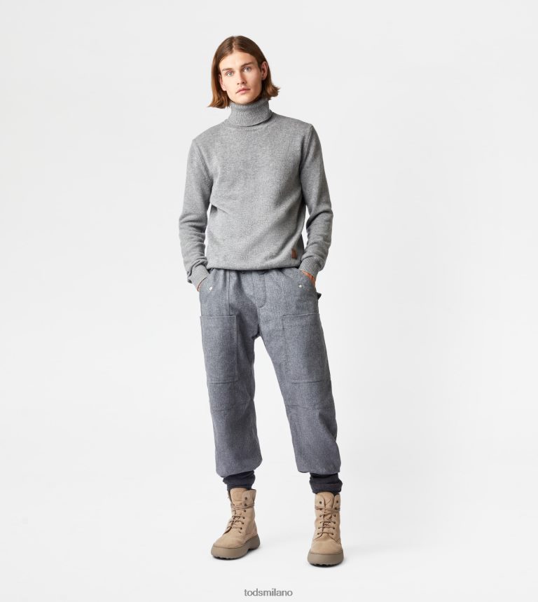 uominigrigio Tod's Dolcevita in misto cashmere P66X8B1125