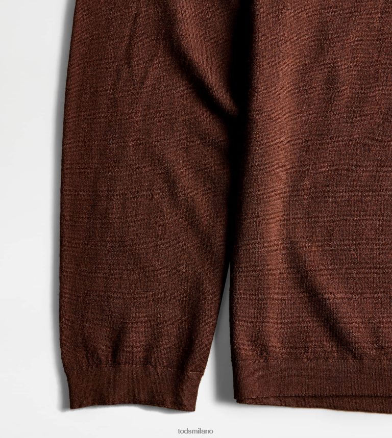 uominimarrone Tod's Maglia girocollo in misto cashmere P66X8B1103