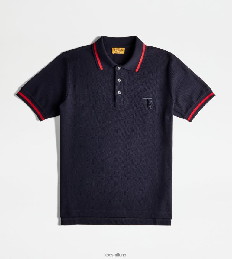 uominiblu Tod's polo in piquet P66X8B1099