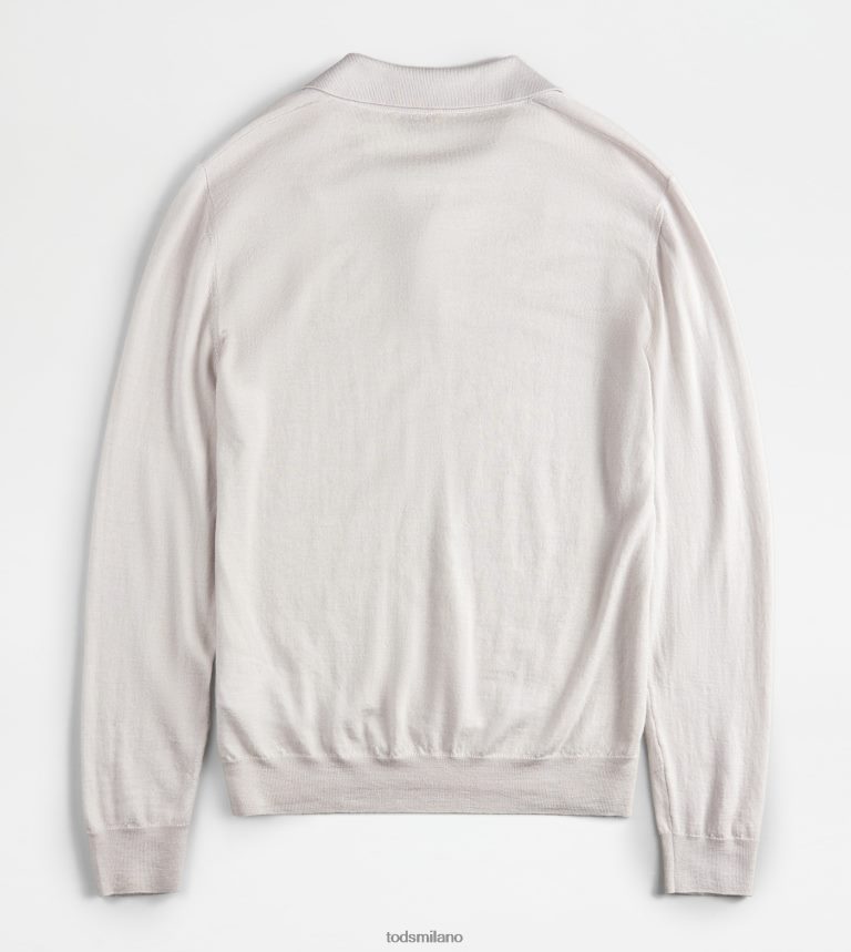 uominigrigio Tod's Polo in misto cashmere P66X8B1093