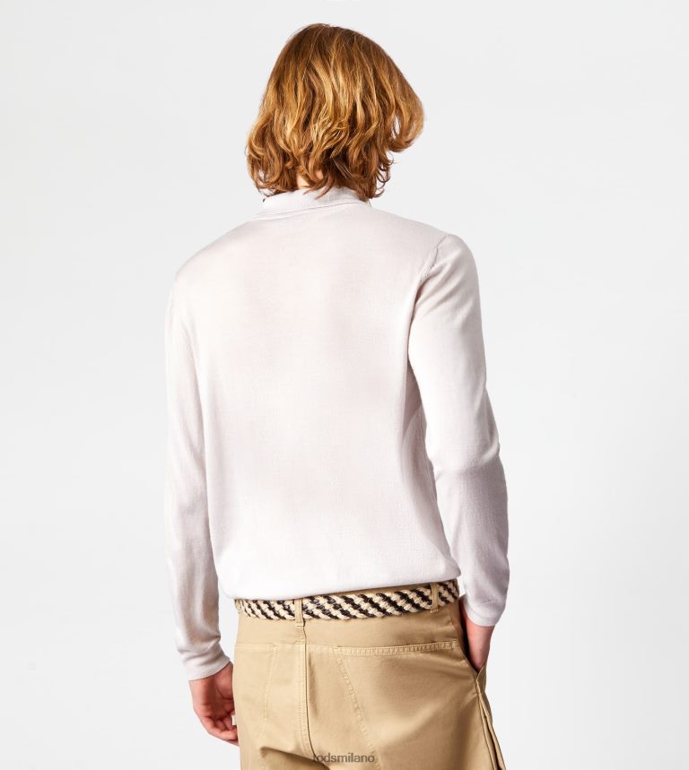 uominigrigio Tod's Polo in misto cashmere P66X8B1093