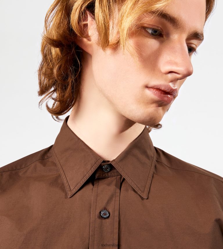uominimarrone Tod's camicia P66X8B1111