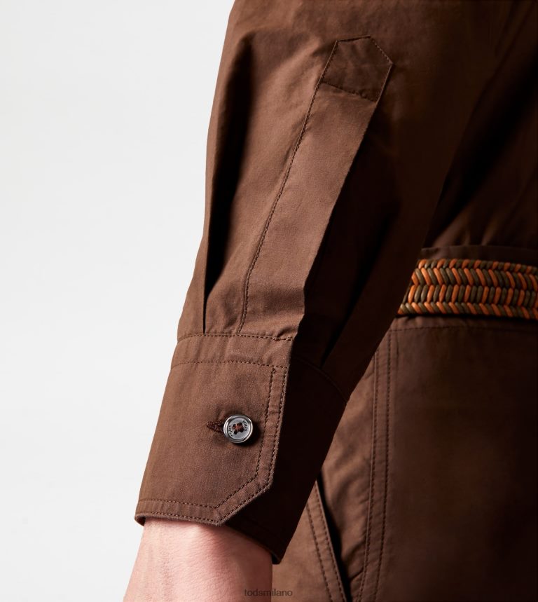 uominimarrone Tod's camicia P66X8B1111
